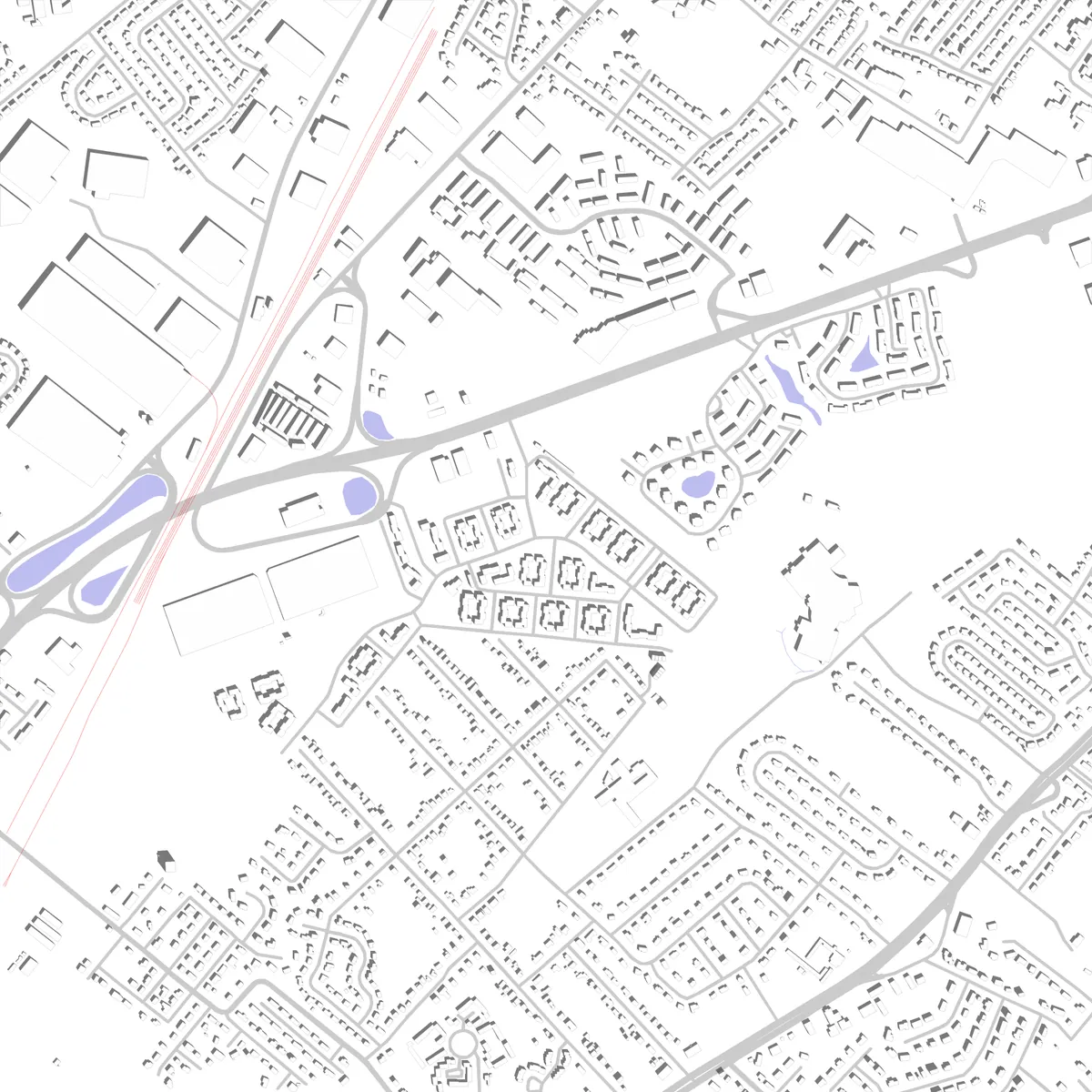 North Brunswick site plan (2.5 km)