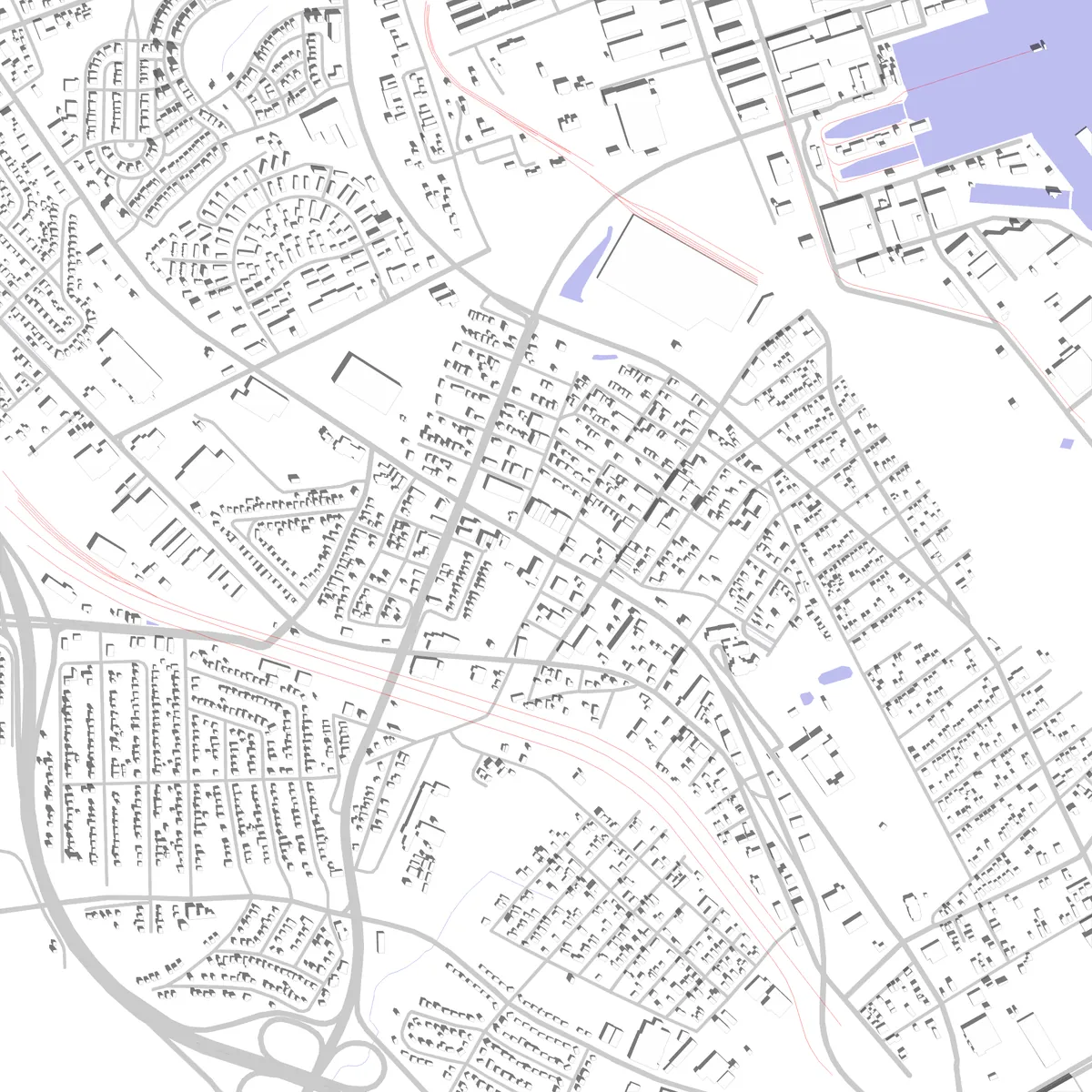 North Charleston site plan (2.5 km)