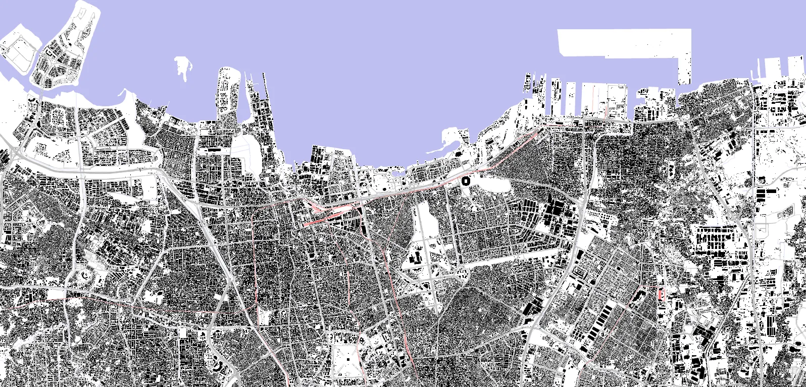North Jakarta figure ground plan