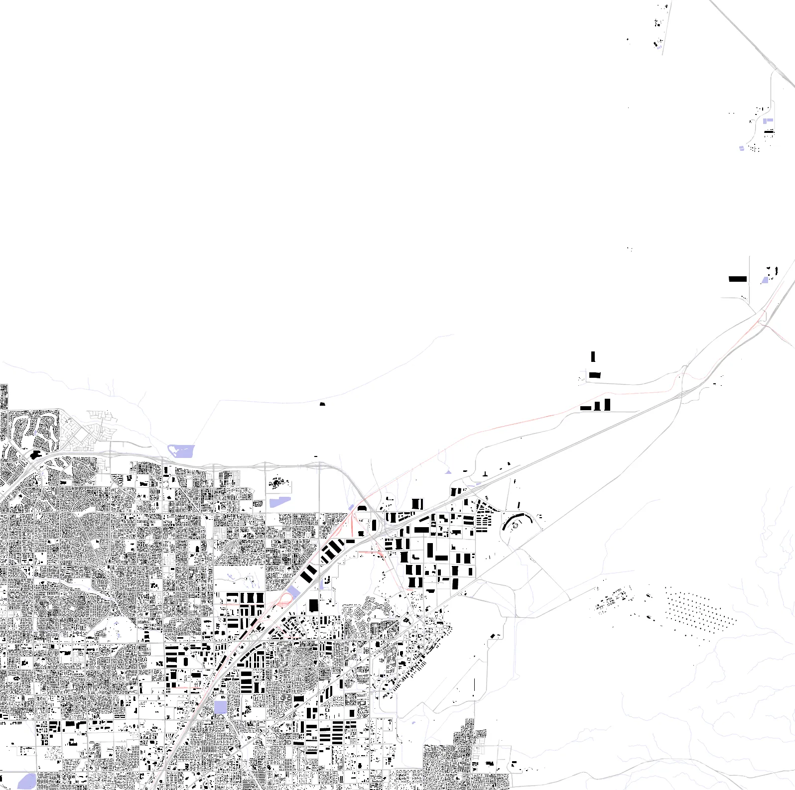 North Las Vegas Schwarzplan