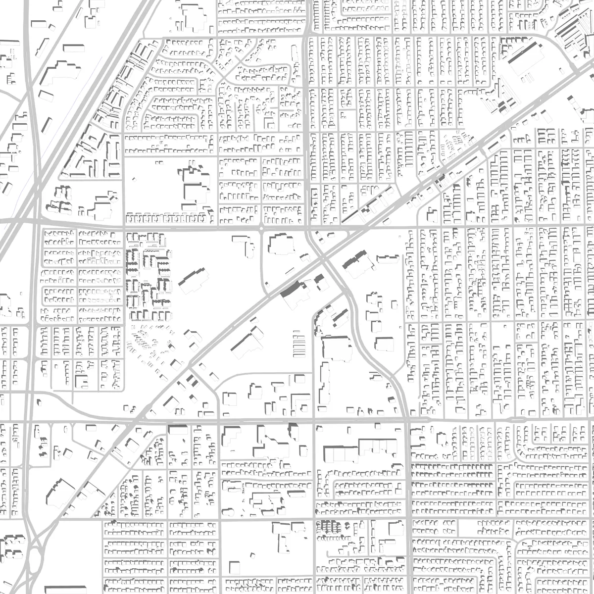 North Las Vegas Lageplan (2,5 km)