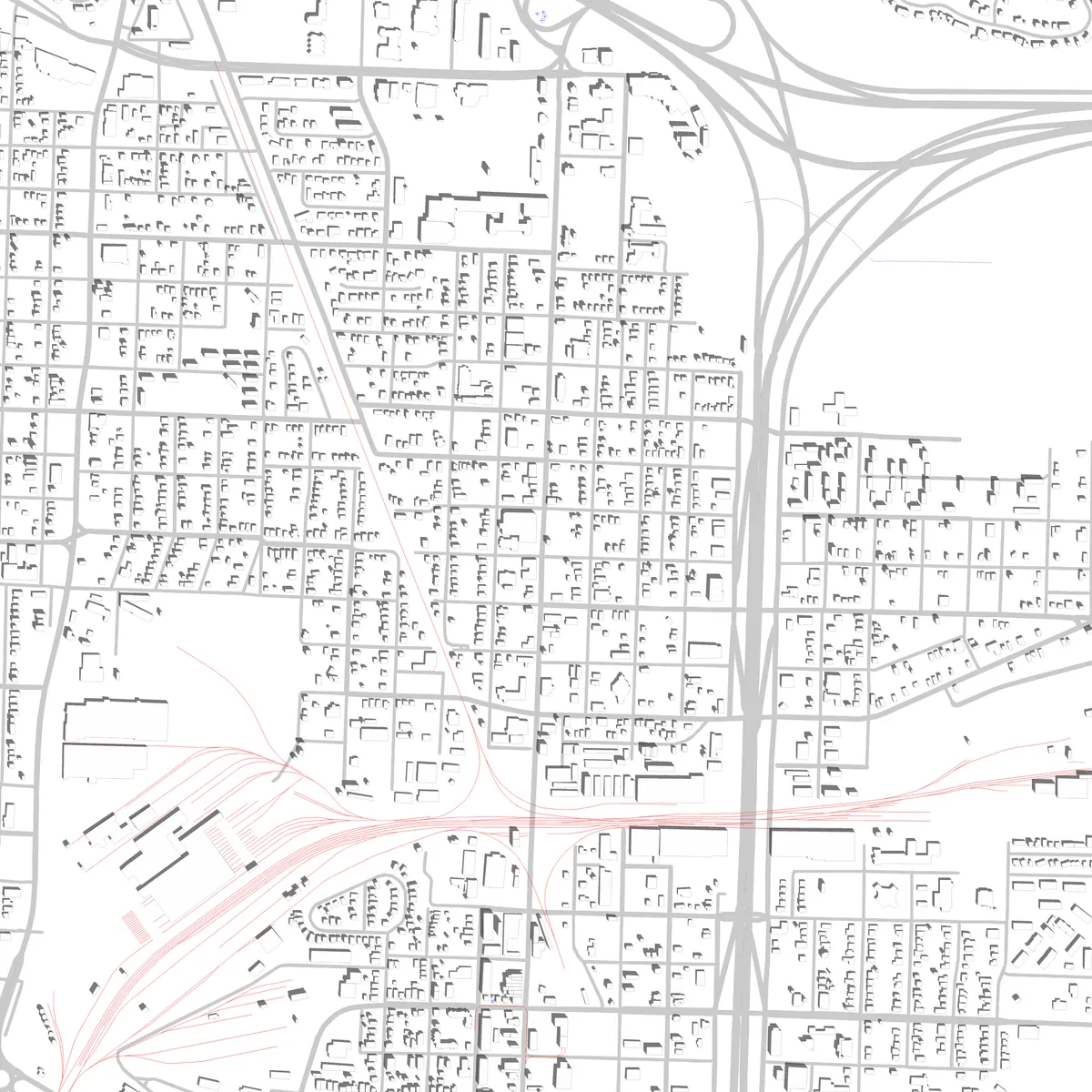 North Little Rock site plan (2.5 km)