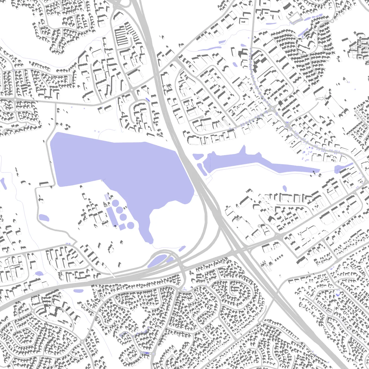 North Shore site plan (2.5 km)