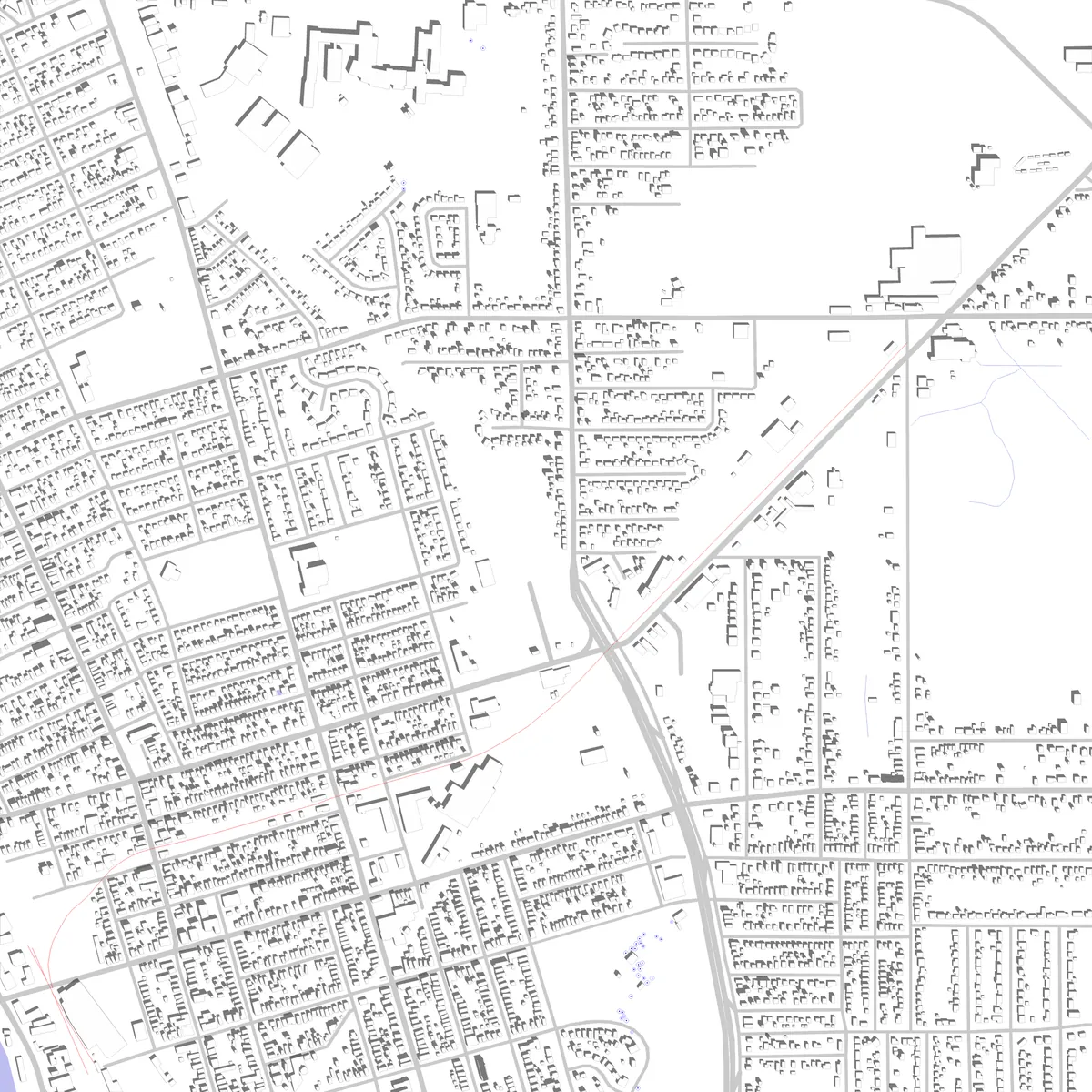 North Tonawanda site plan (2.5 km)