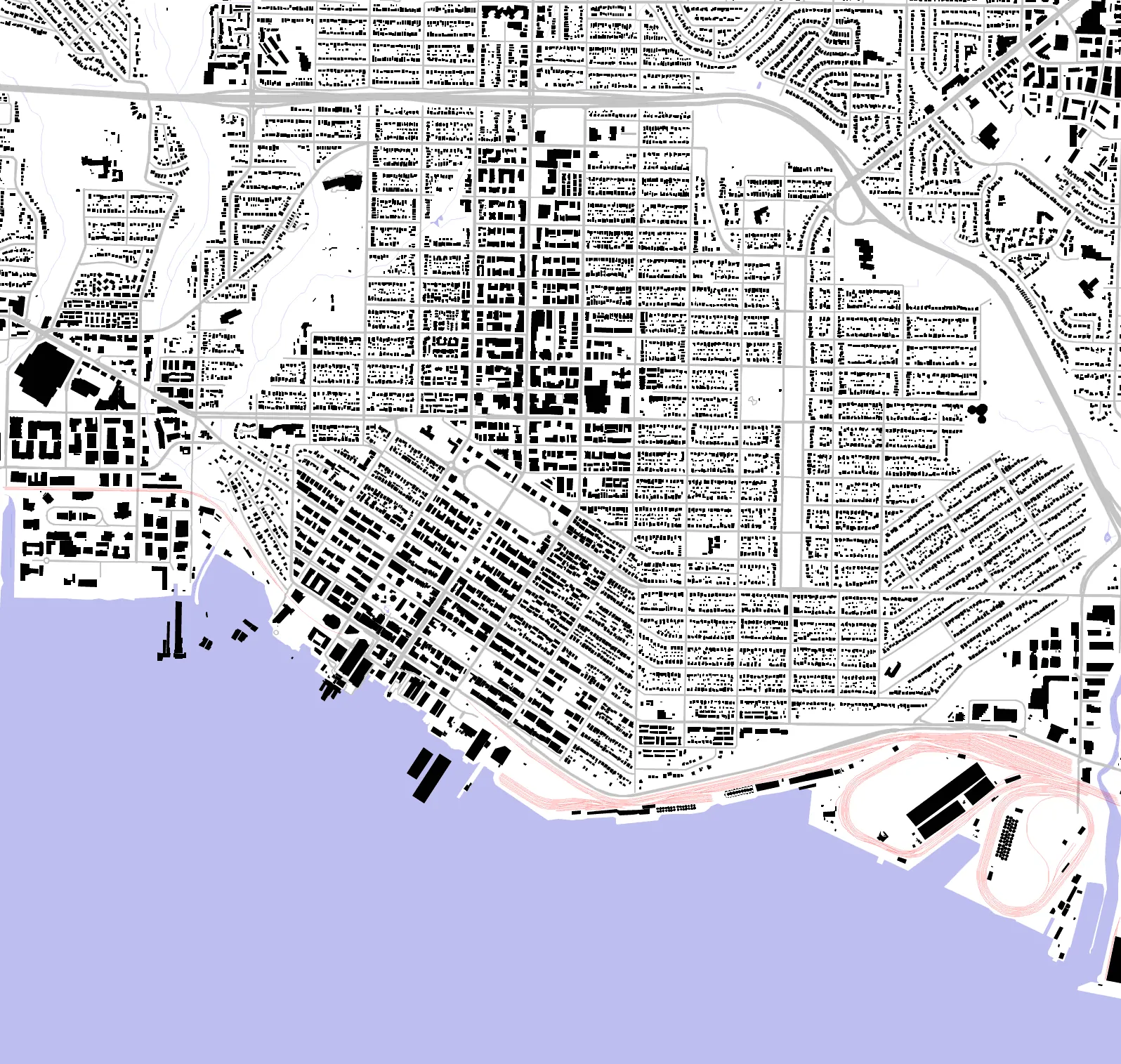 North Vancouver Schwarzplan