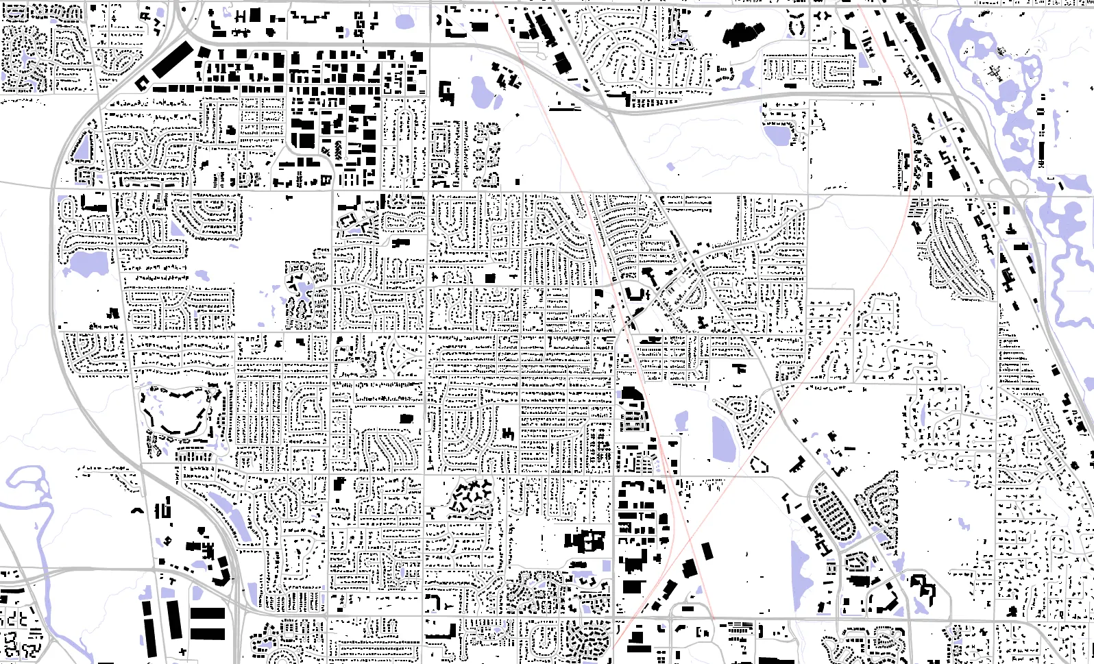 Northbrook figure ground plan