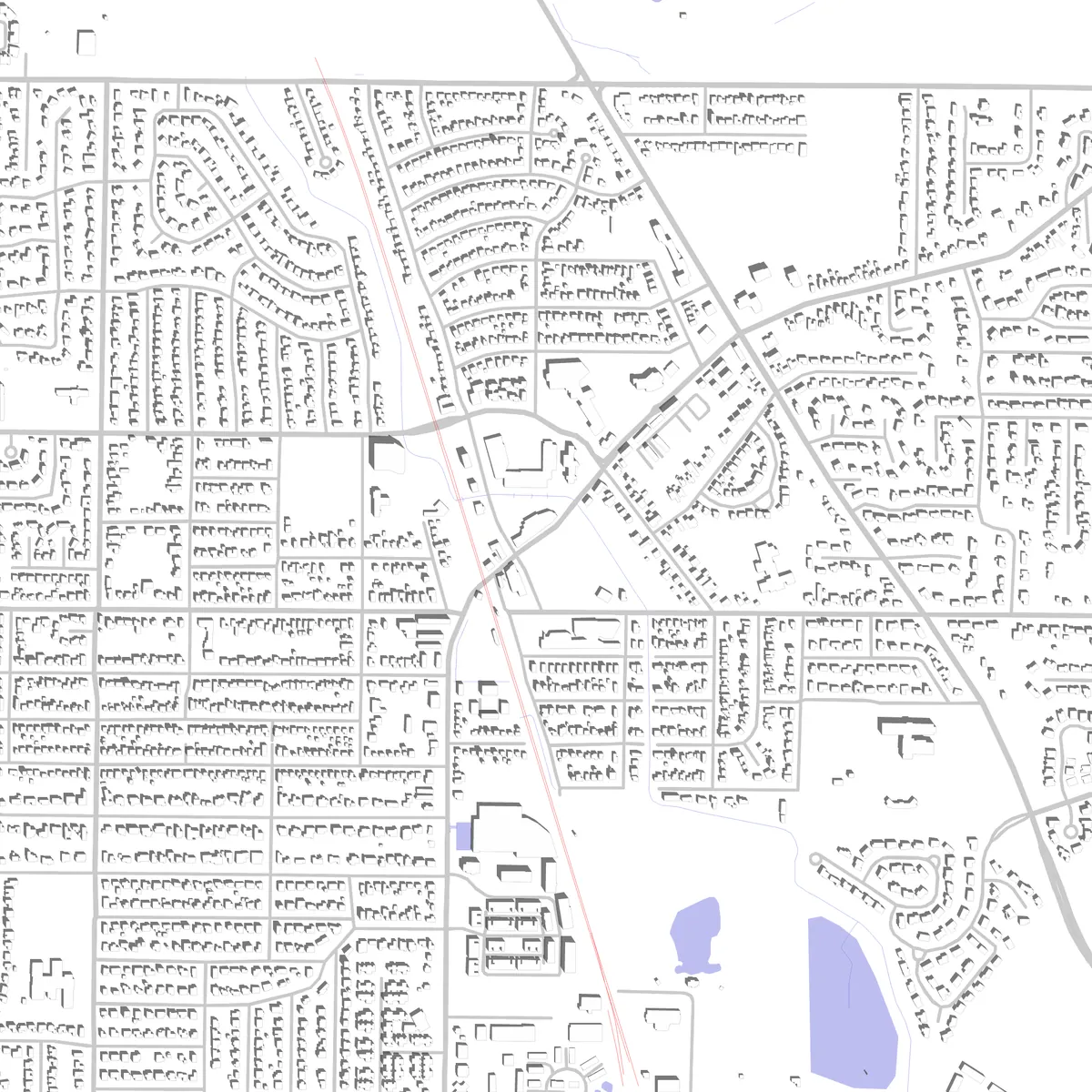 Northbrook site plan (2.5 km)