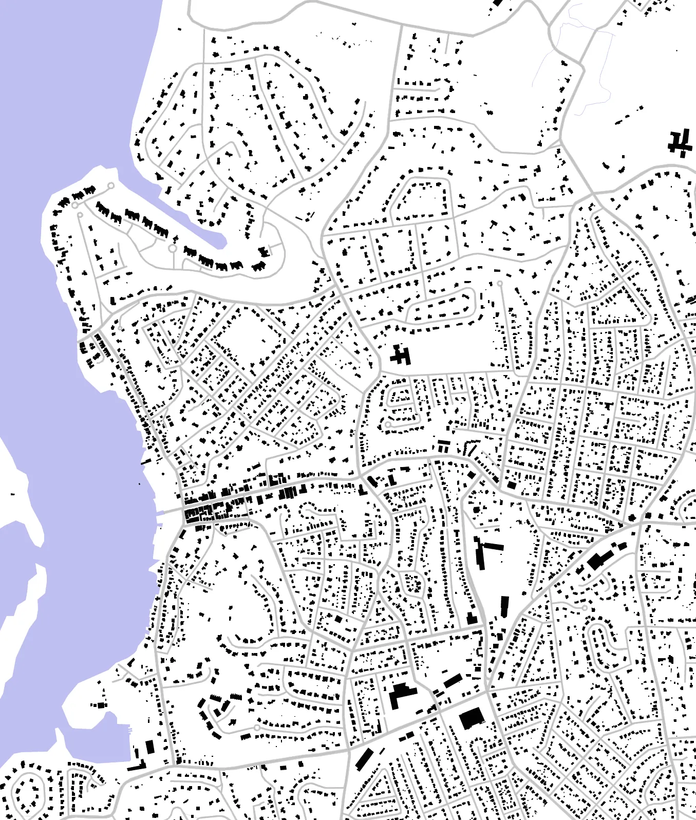 Northport figure ground plan
