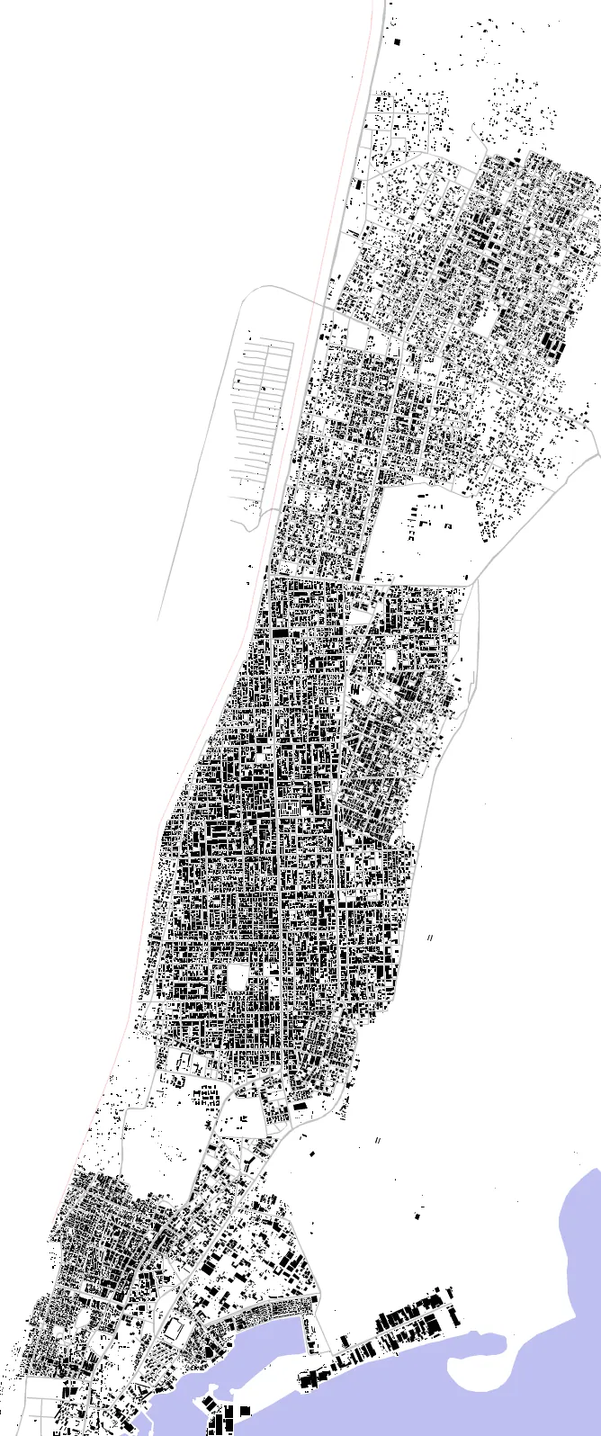 Nouadhibou figure ground plan