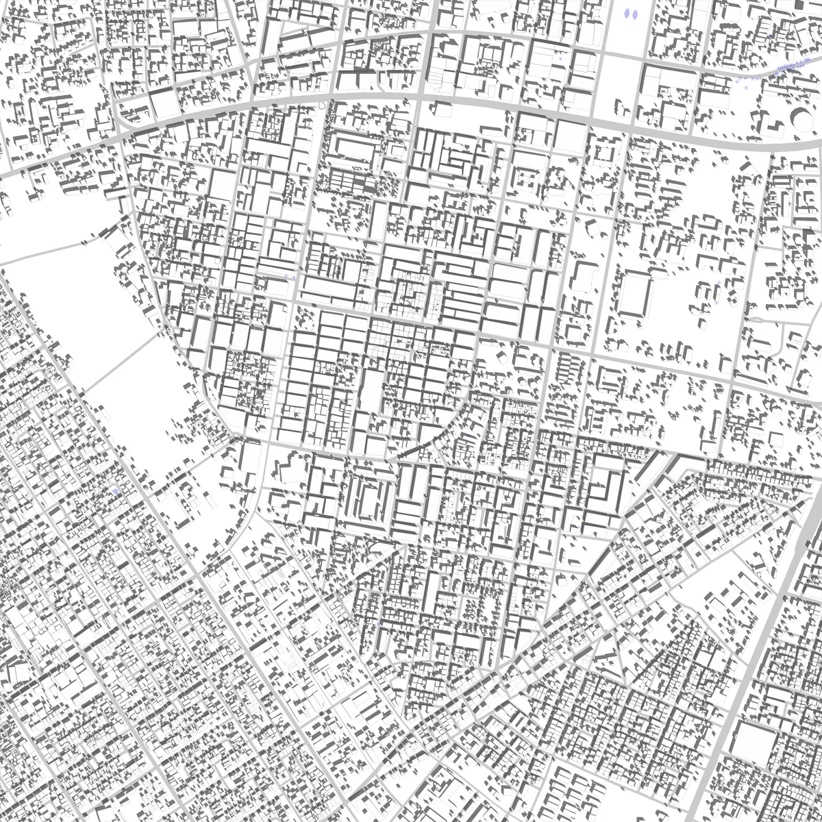 Nouakchott Lageplan (2,5 km)