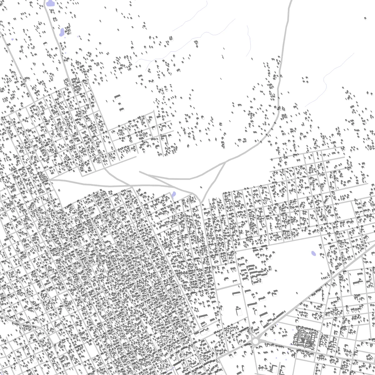 Nouna site plan (2.5 km)
