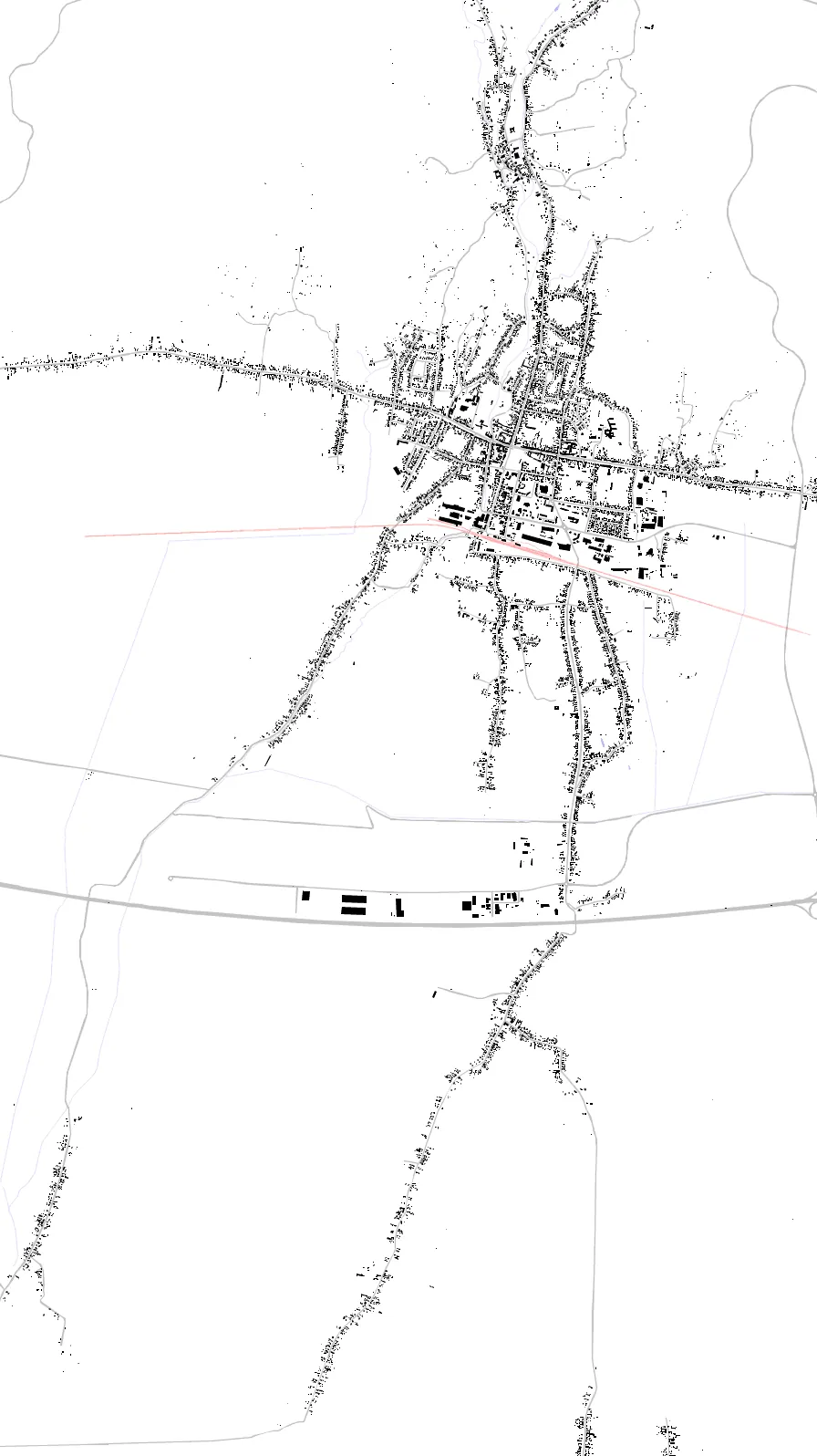 Nova Gradiška figure ground plan