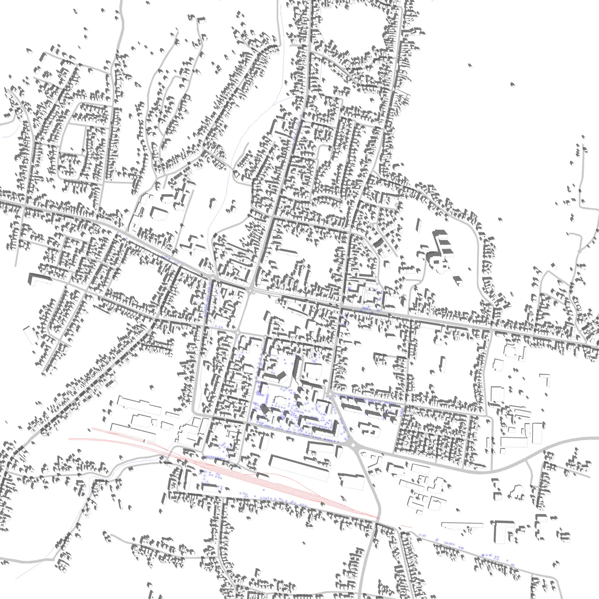 Nova Gradiška site plan (2.5 km)