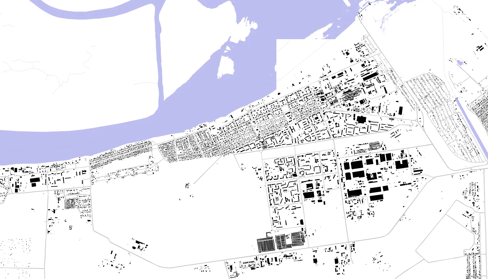 Нова Каховка figure ground plan