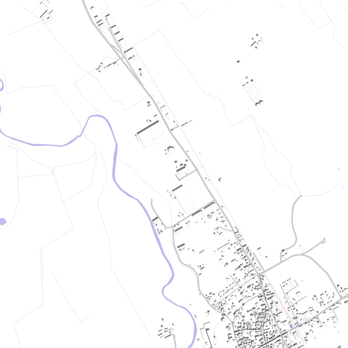 Novara planimetria di sito (2,5 km)