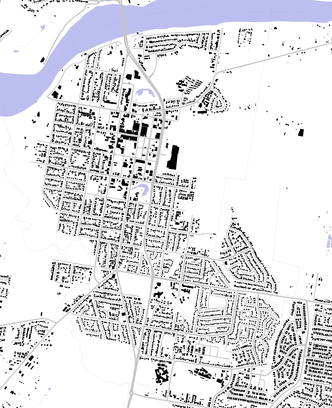 Nowra figure ground plan