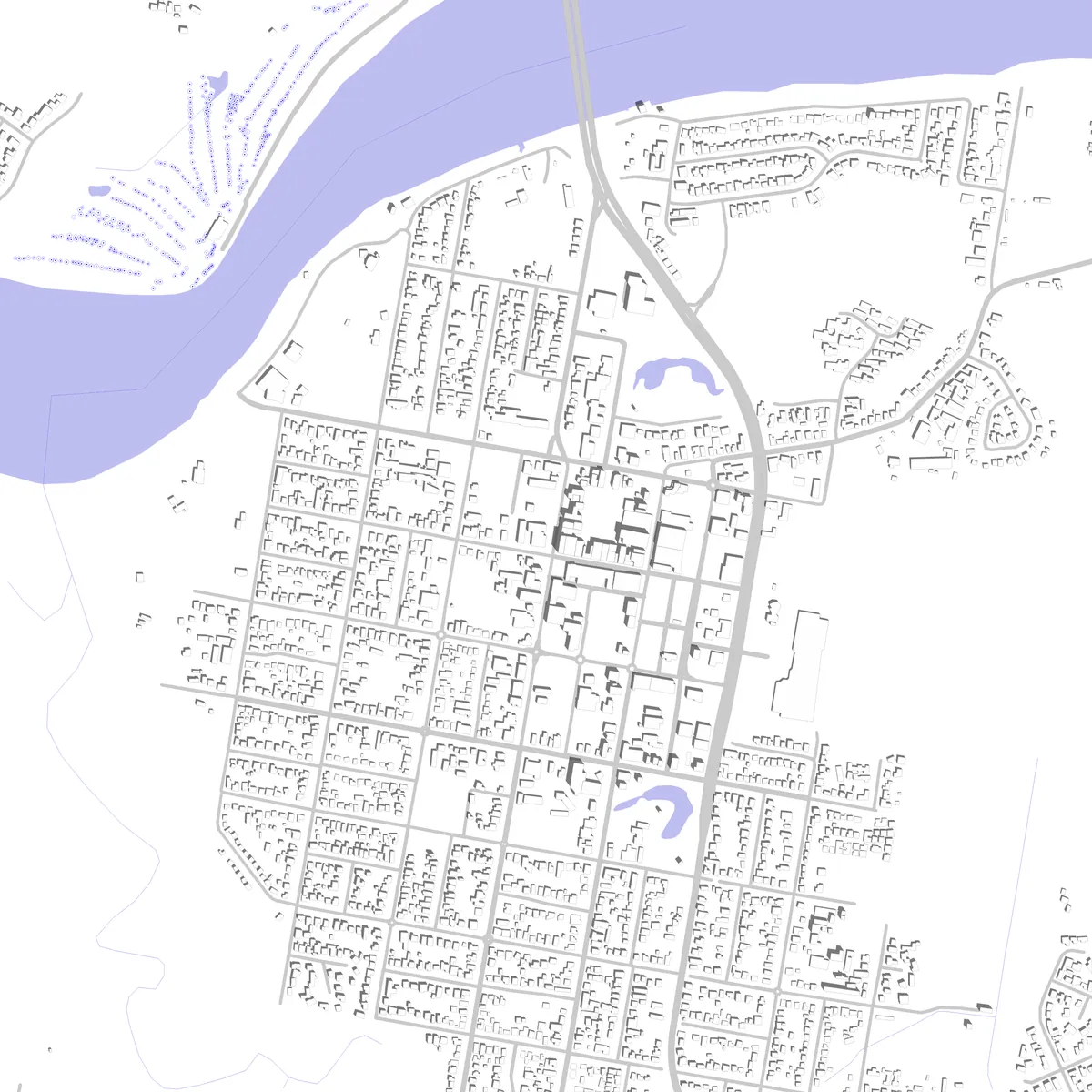 Nowra site plan (2.5 km)