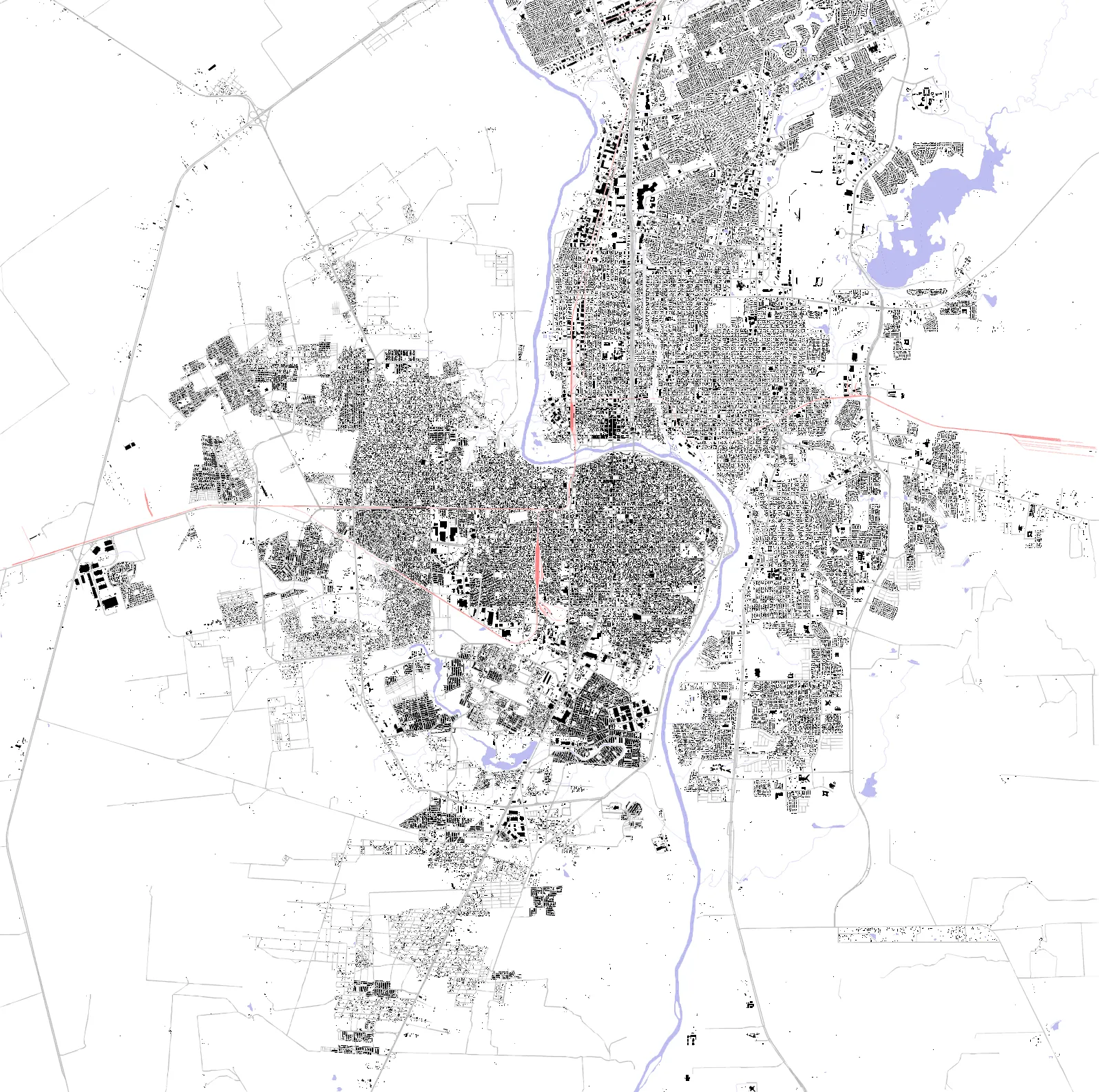 Nuevo Laredo plano de masas