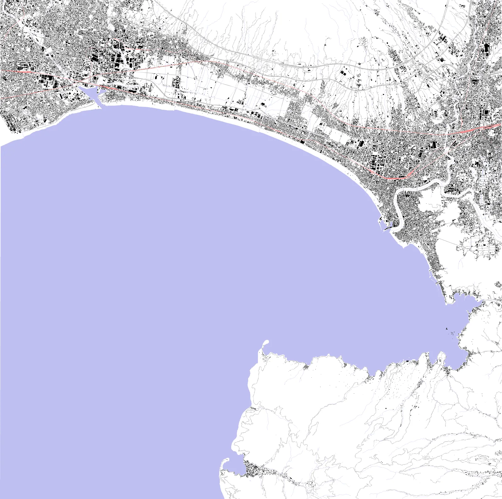 Numazu figure ground plan