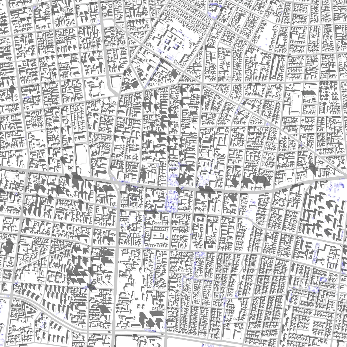 Ñuñoa plano de situación (2,5 km)