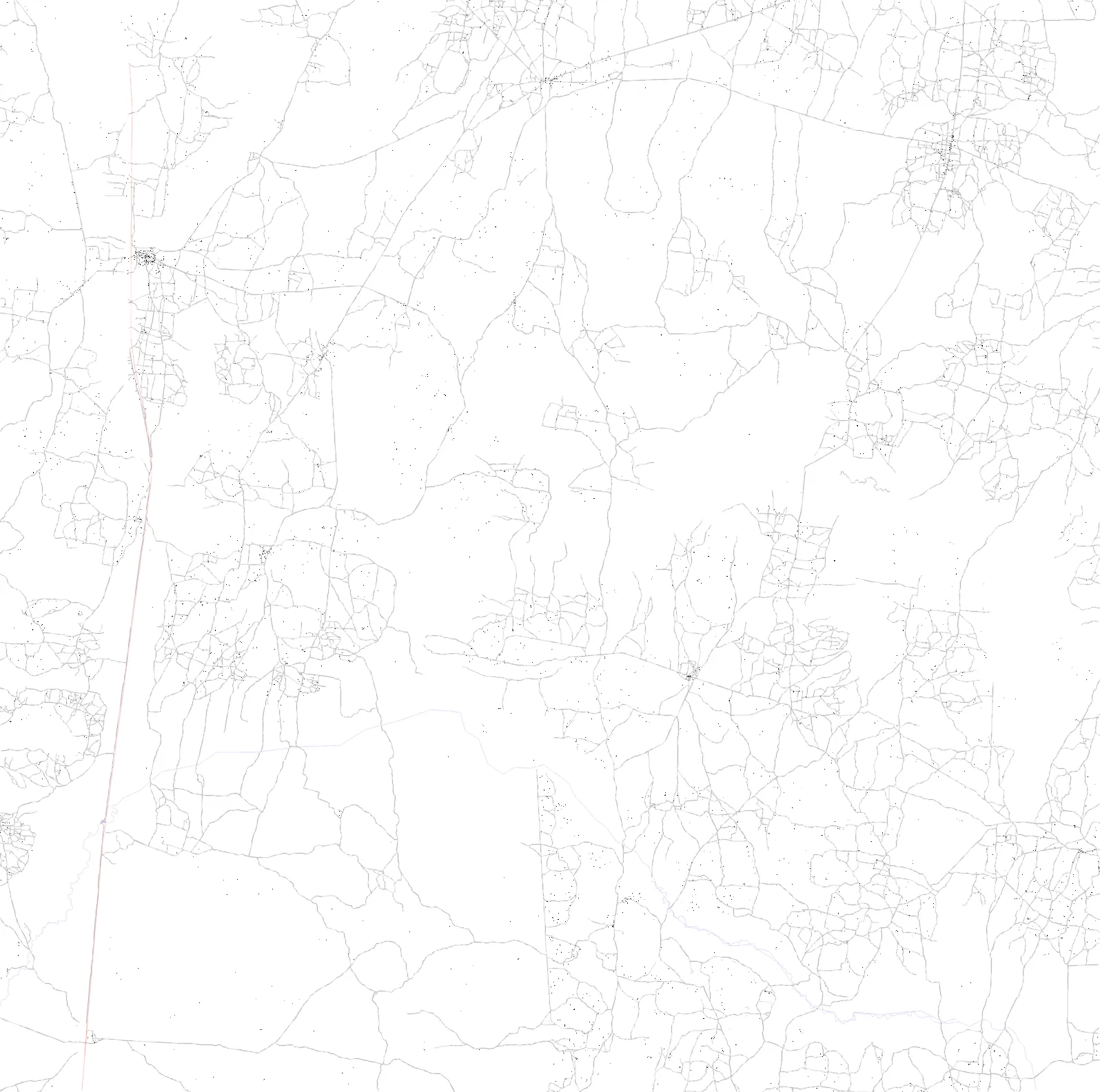 Nzega figure ground plan