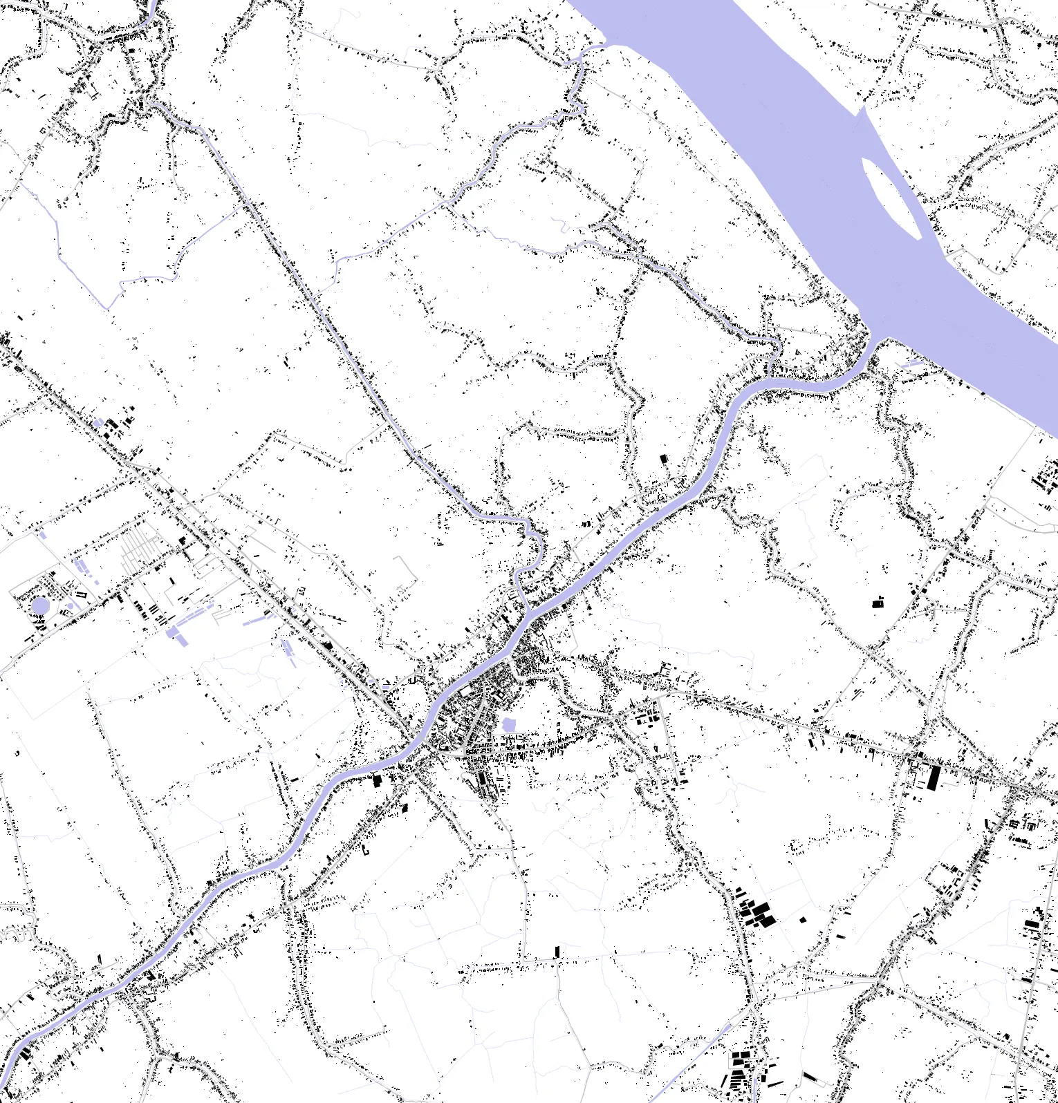 Ô Môn figure ground plan
