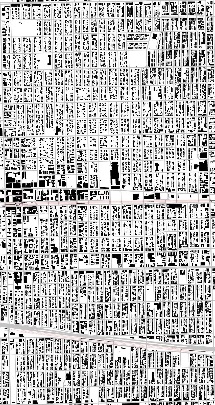Oak Park figure ground plan