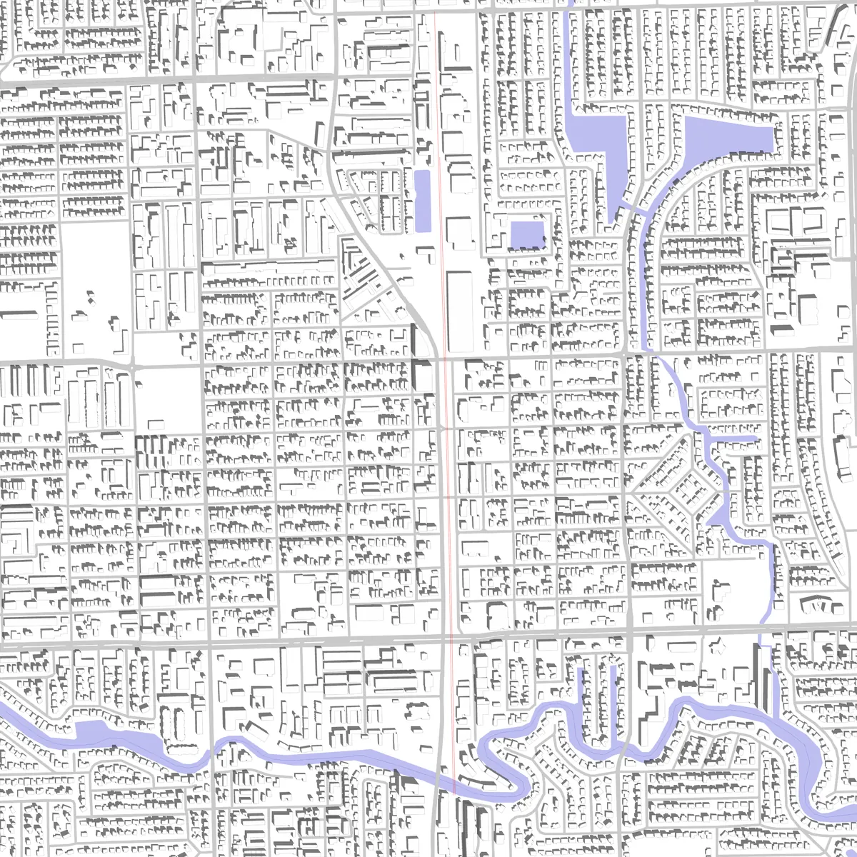 Oakland Park site plan (2.5 km)