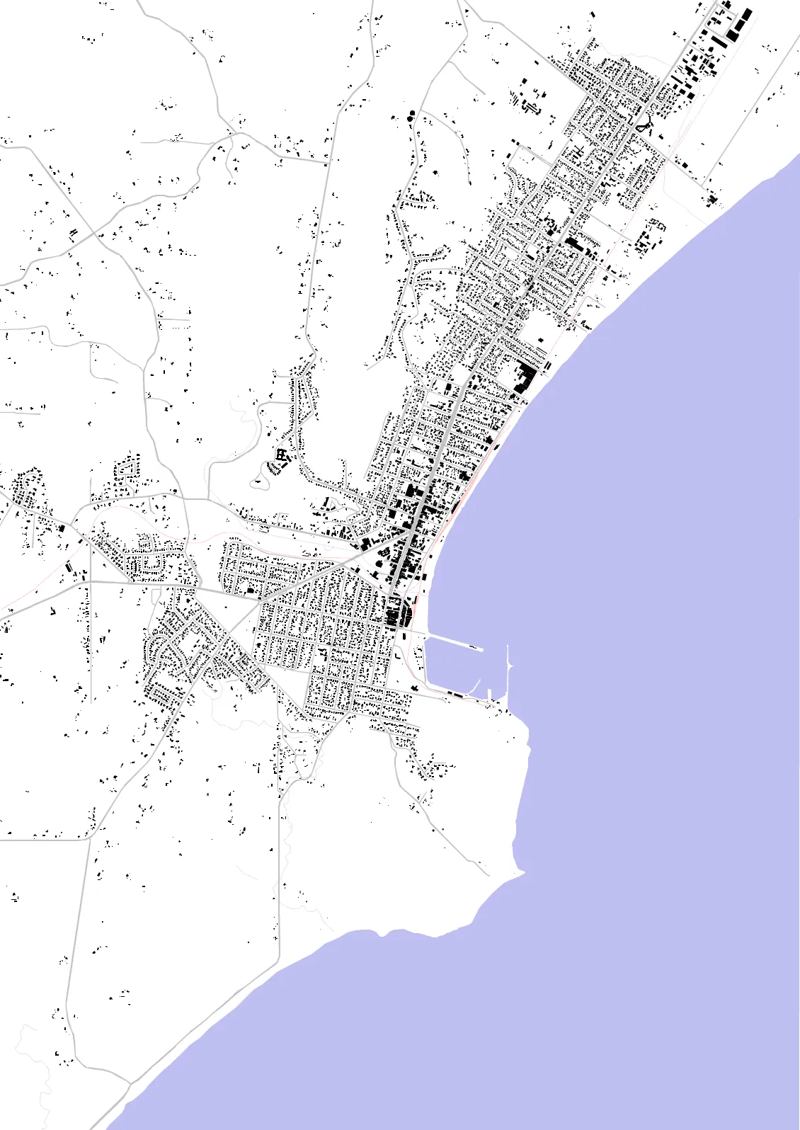 Oamaru figure ground plan