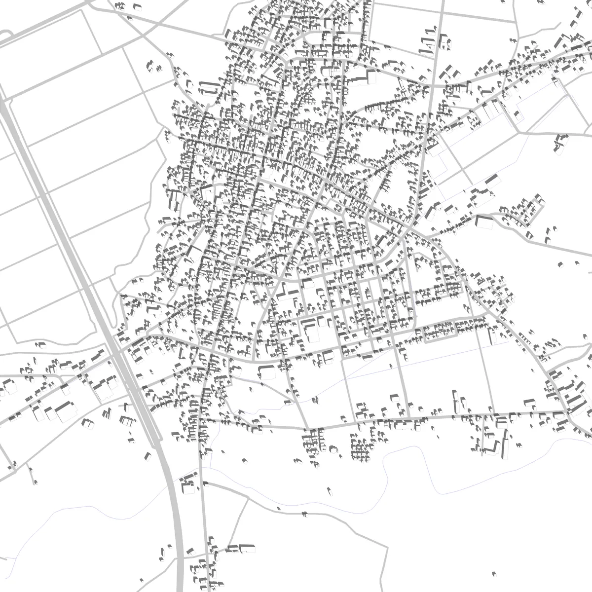 Obanazawa Lageplan (2,5 km)