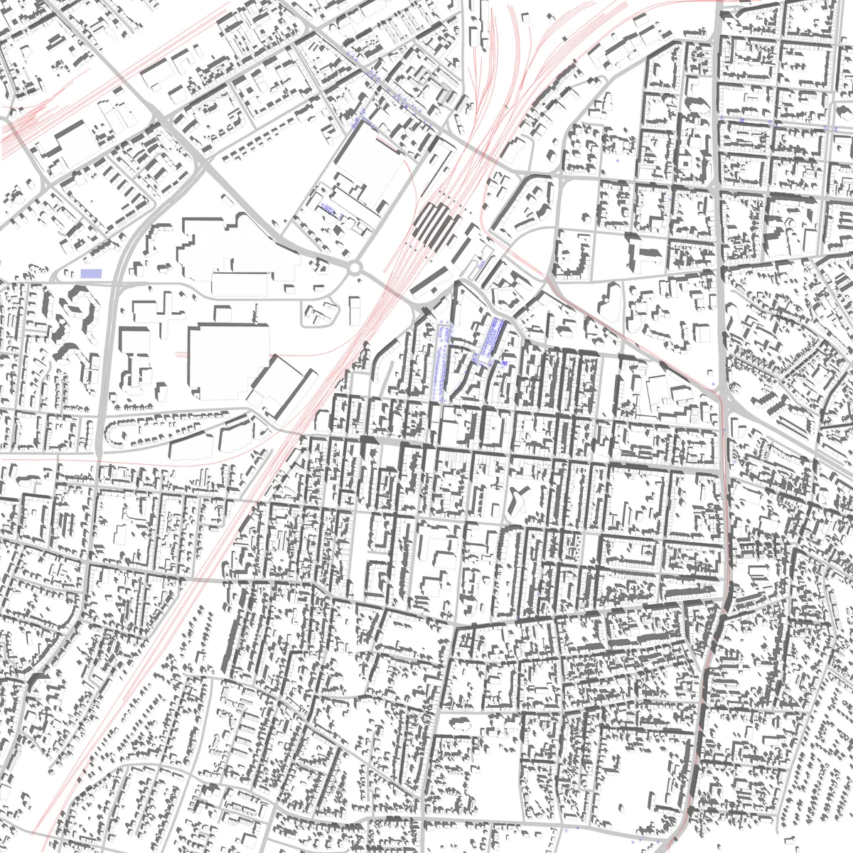 Oberhausen site plan (2.5 km)