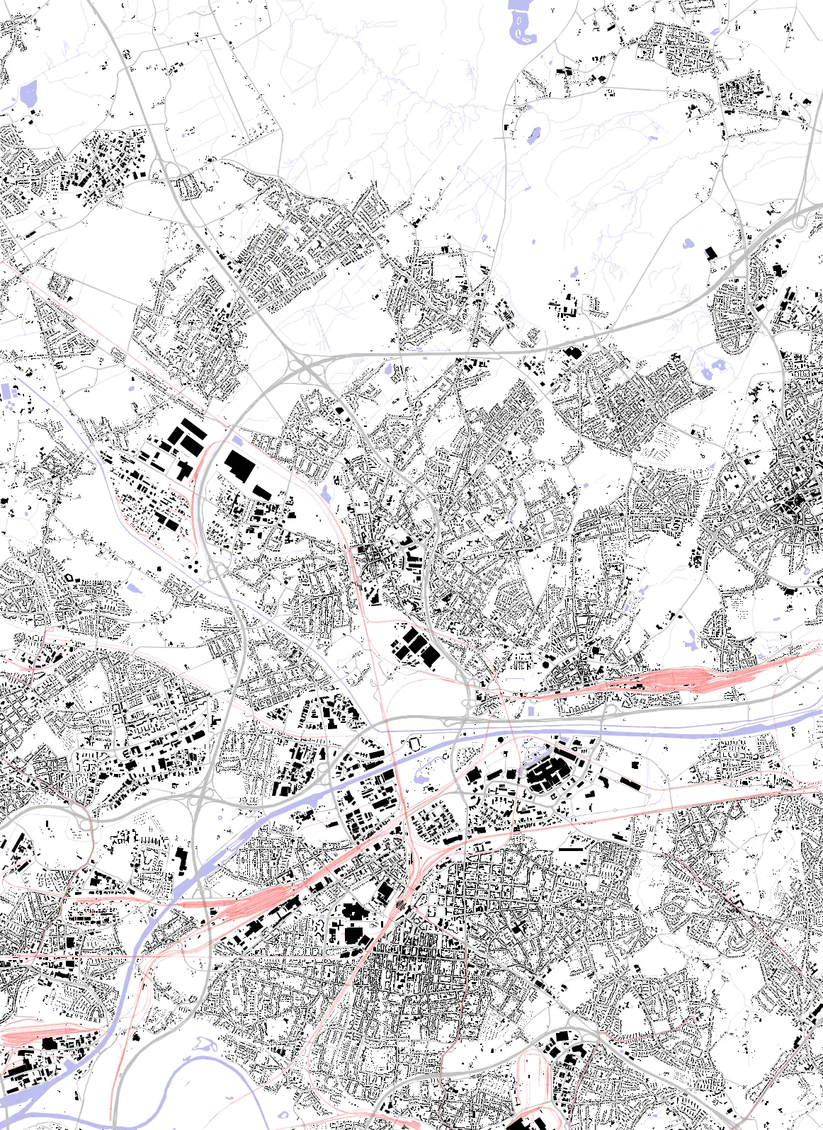 Oberhausen figure ground plan