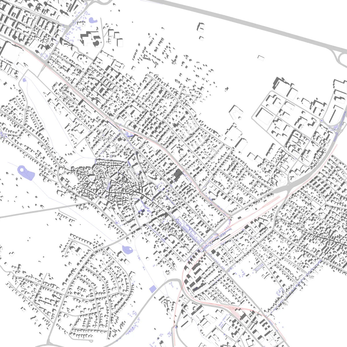 Oberursel Lageplan (2,5 km)