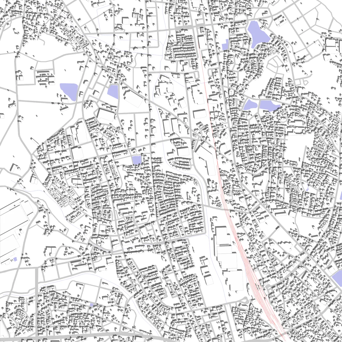 Obu Lageplan (2,5 km)