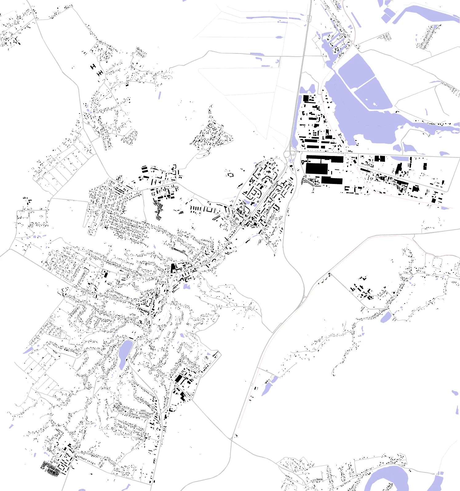 Obukhiv figure ground plan