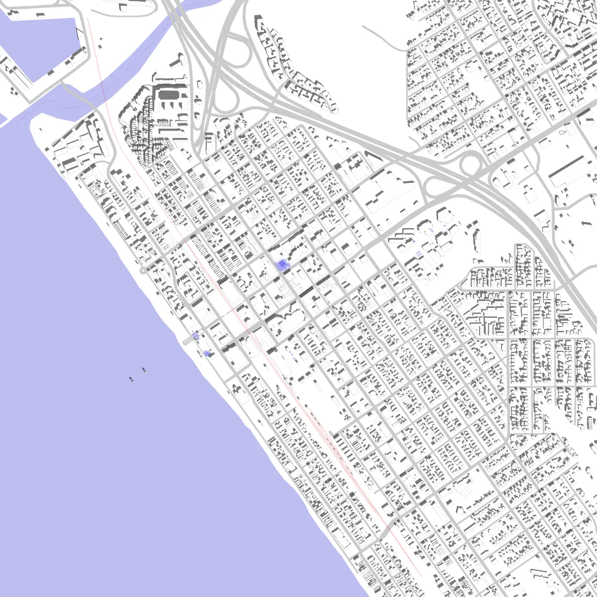 Oceanside site plan (2.5 km)
