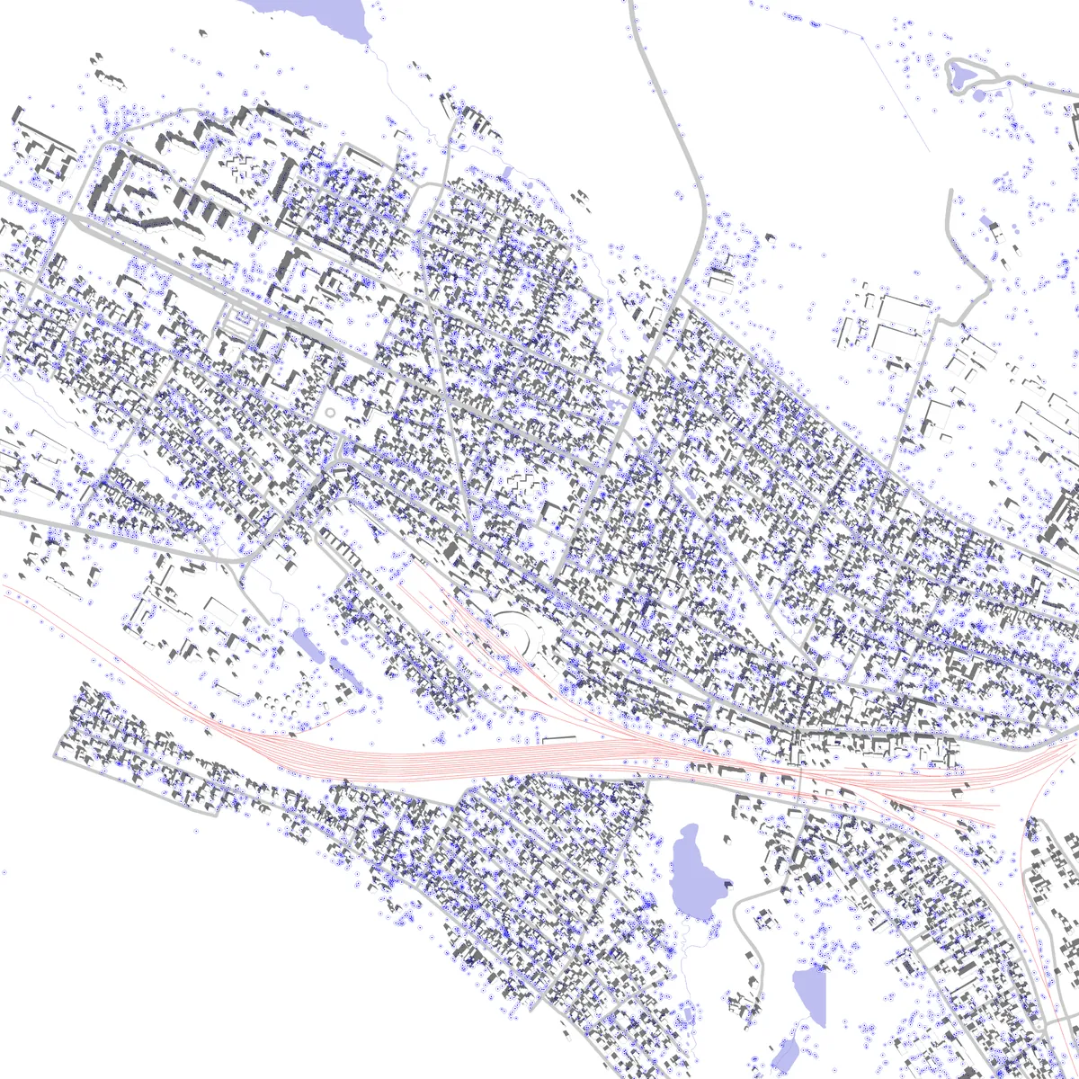 Ocnița Lageplan (2,5 km)