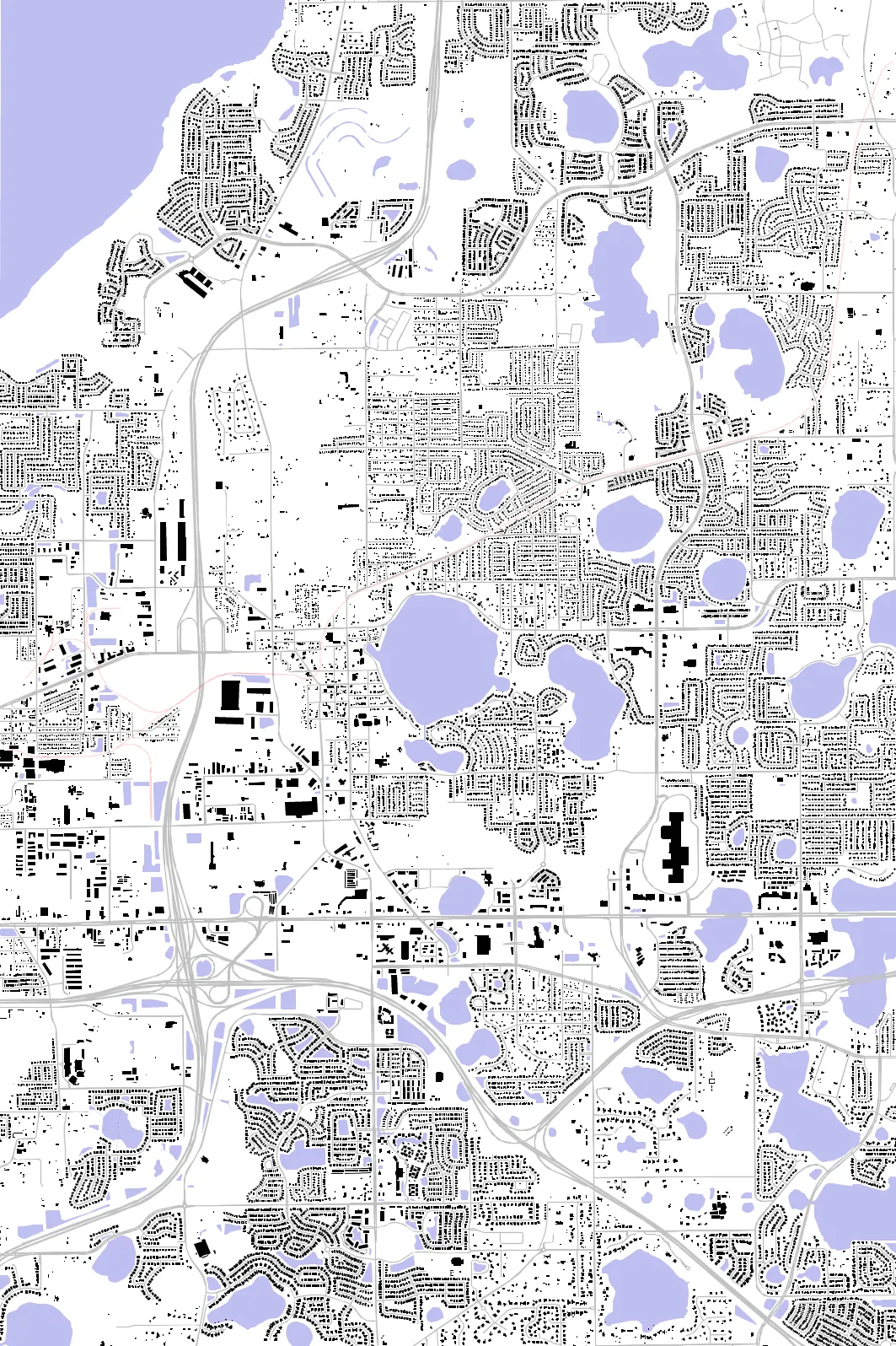 Ocoee figure ground plan