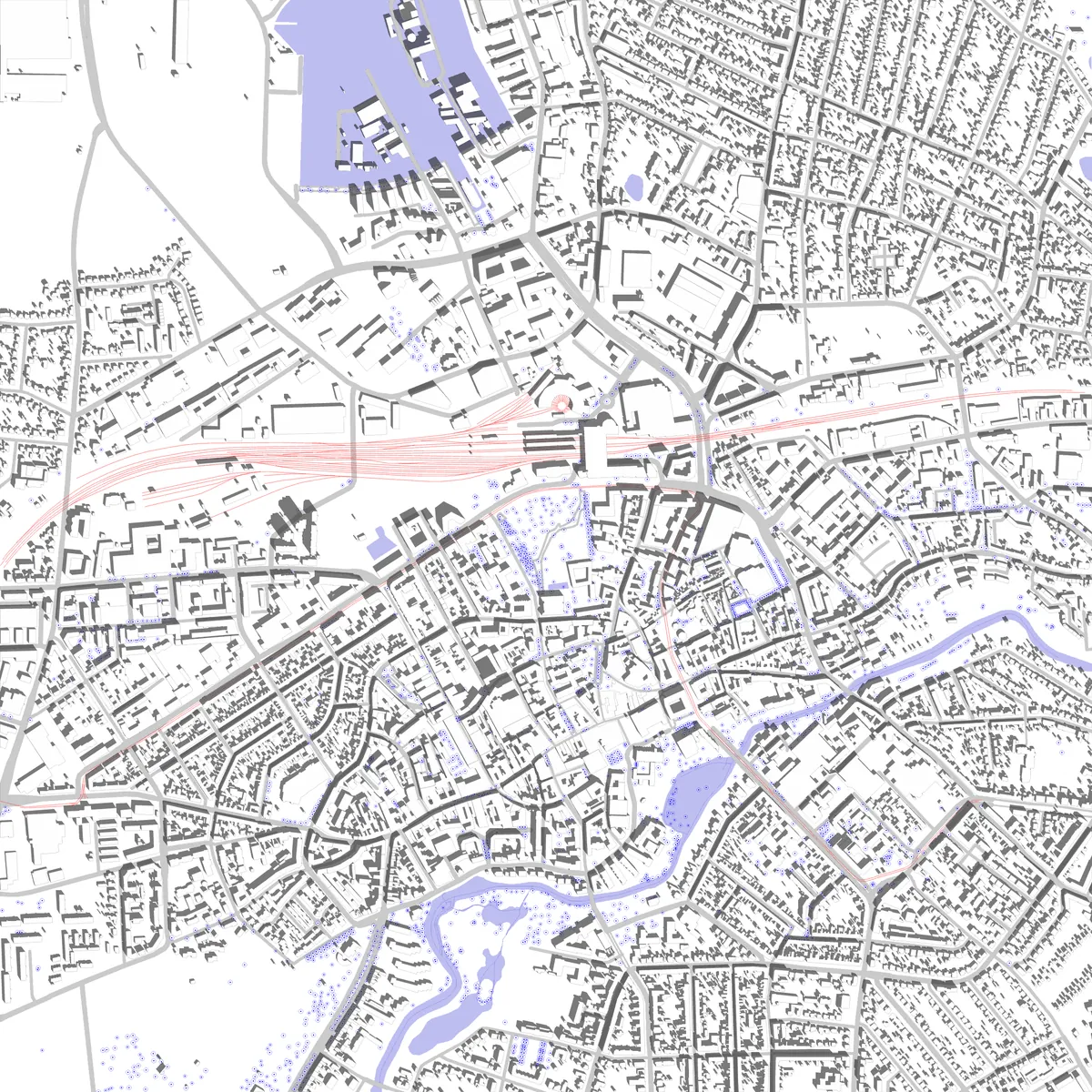 Odense site plan (2.5 km)