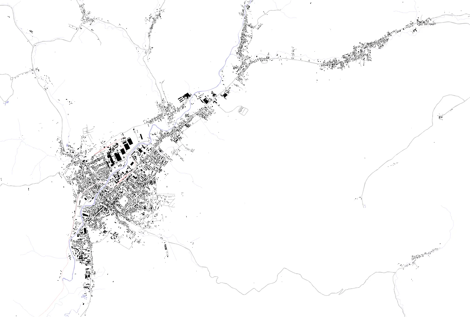 Odorheiu Secuiesc figure ground plan