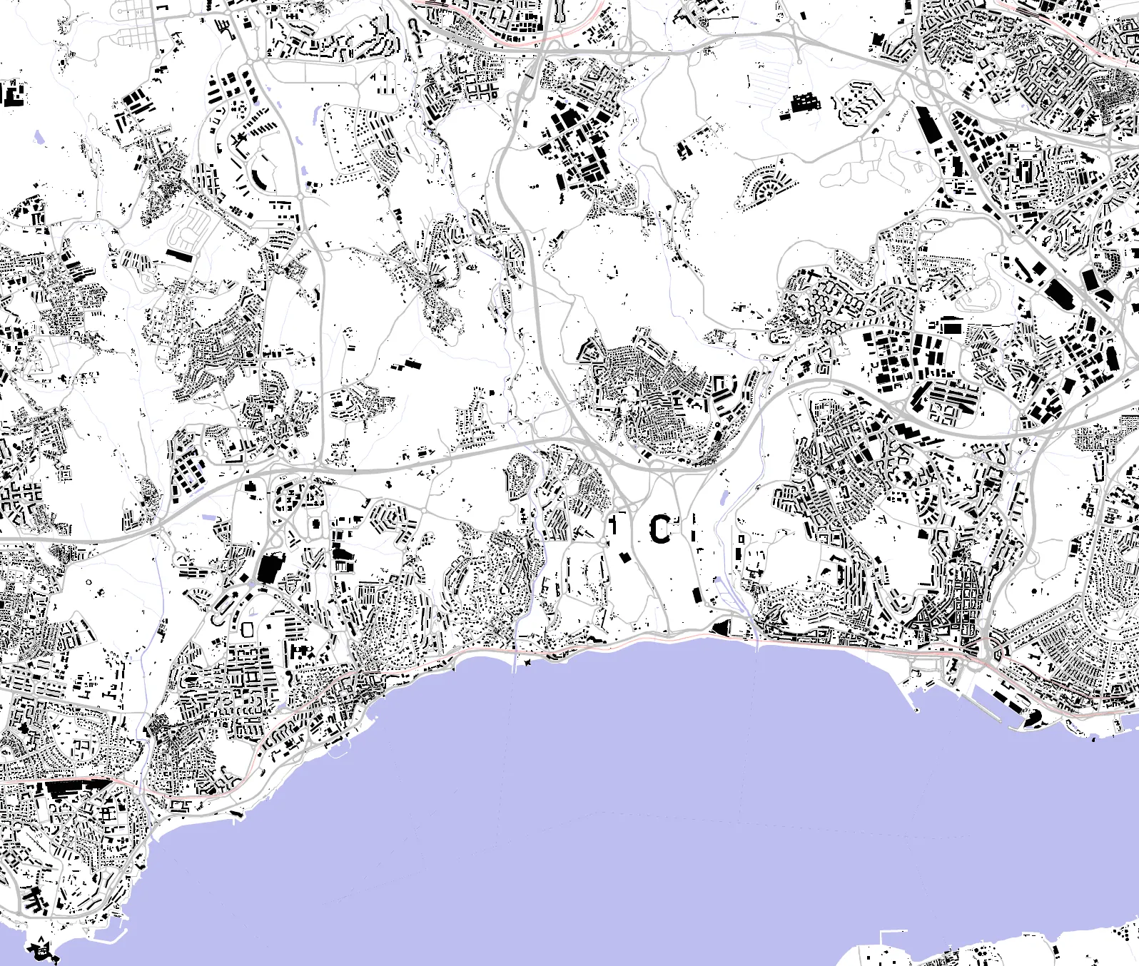 Oeiras planta de cheios e vazios