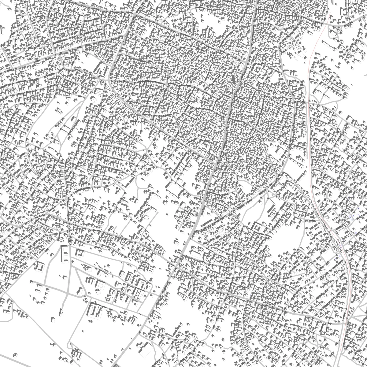Offa Town Lageplan (2,5 km)