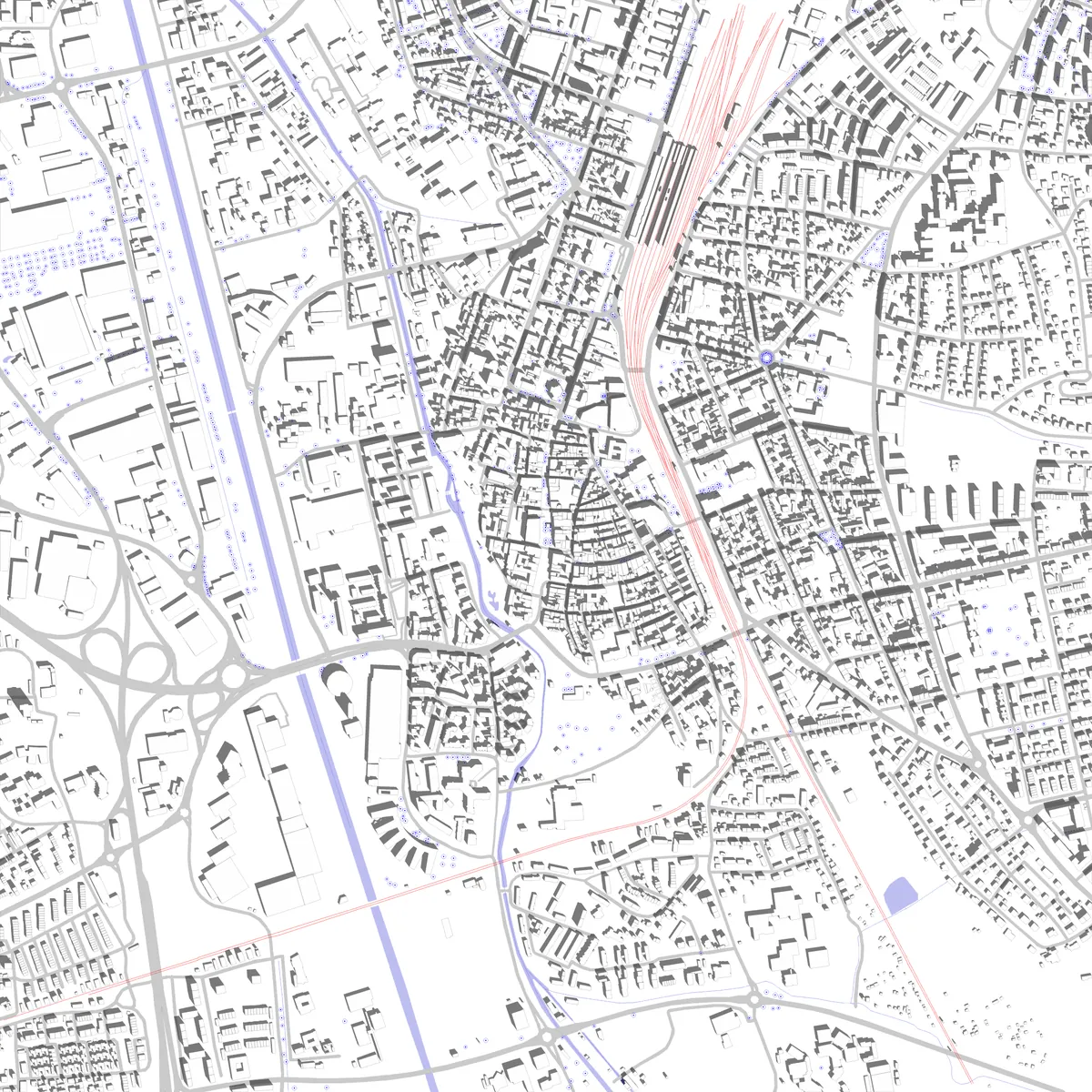 Offenburg site plan (2.5 km)