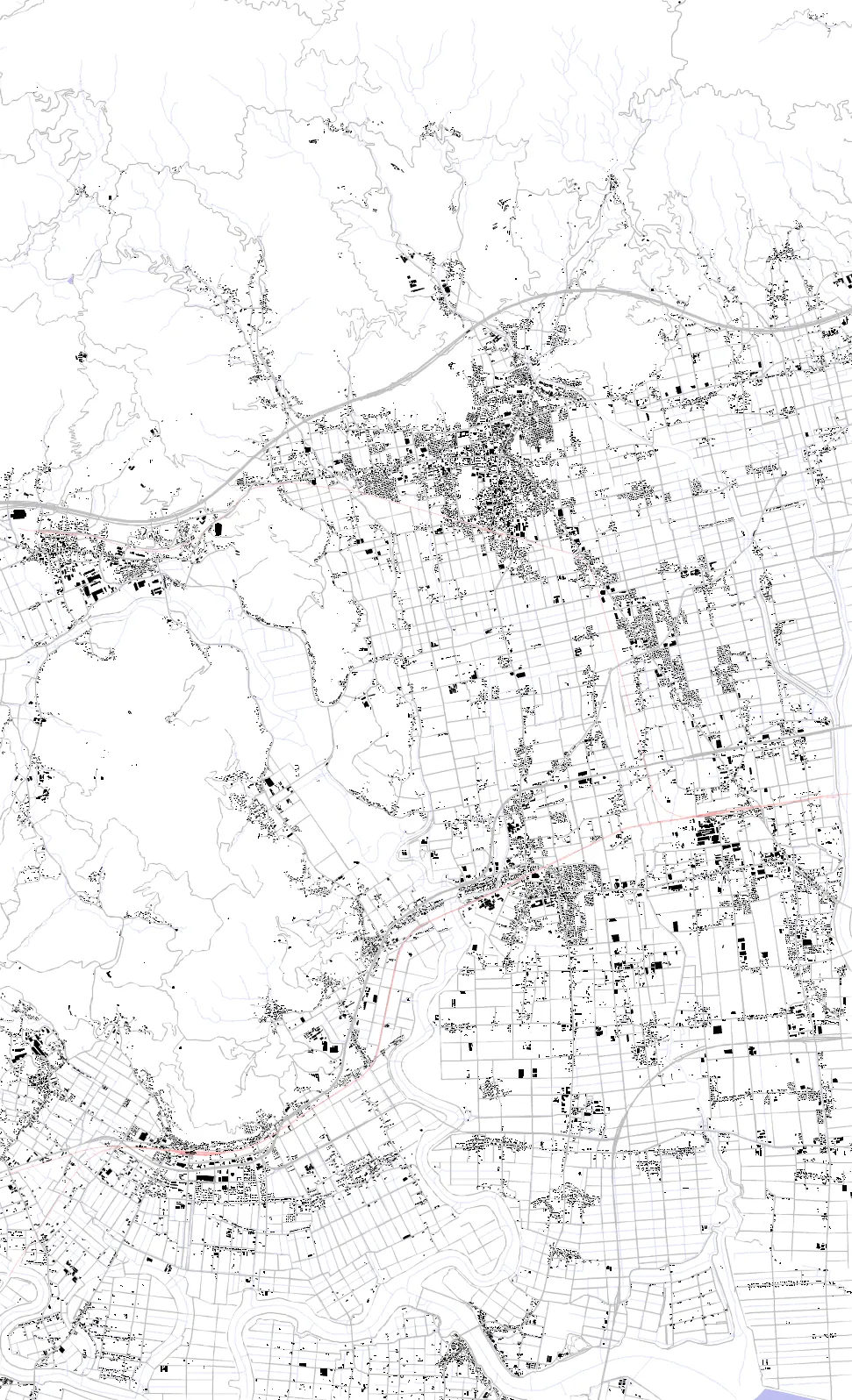 小城 図と地のプラン