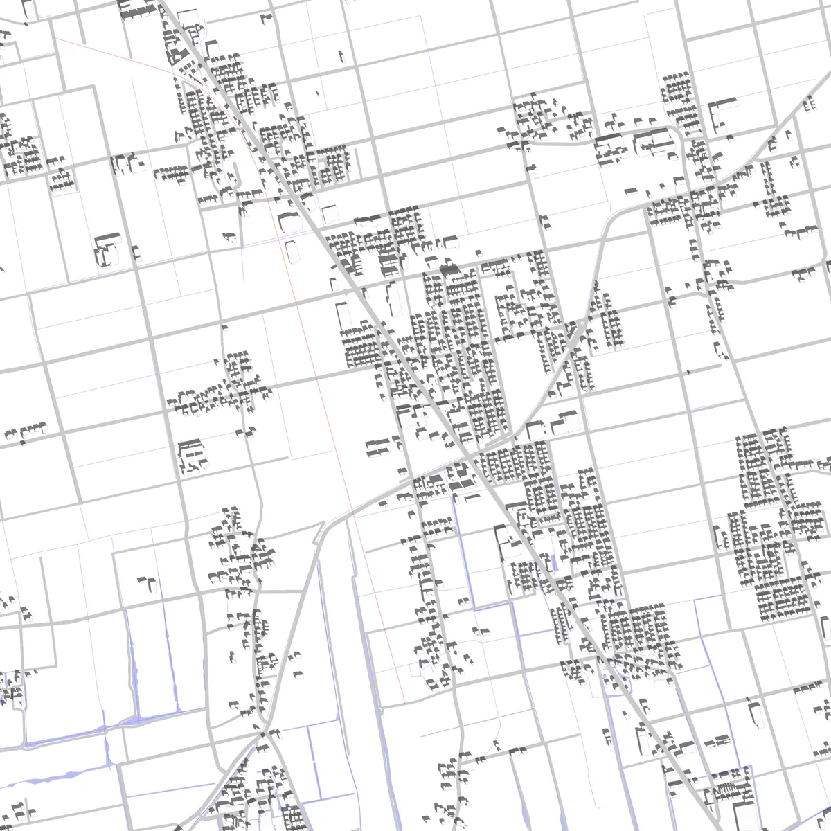 小城 敷地図 (2.5 km)