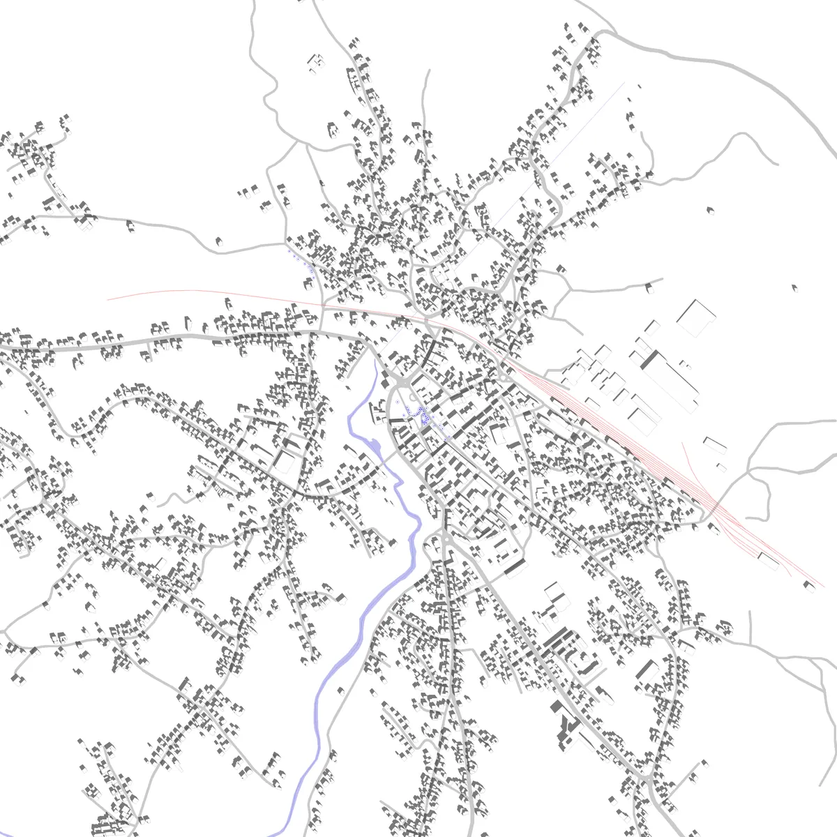 Ogulin site plan (2.5 km)