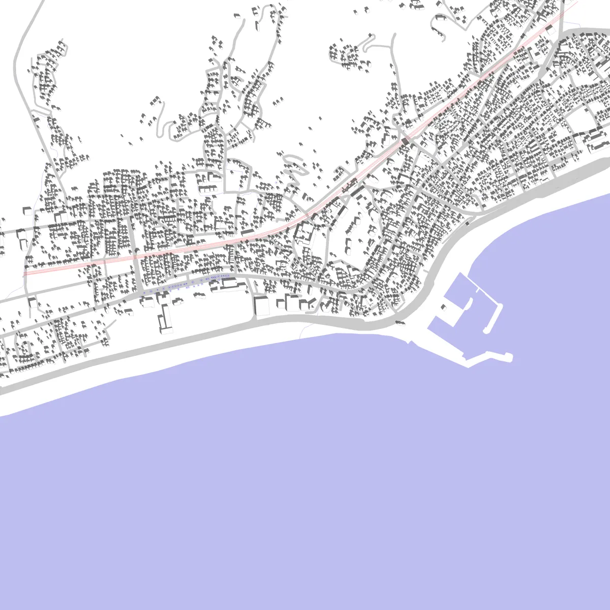 Oiso site plan (2.5 km)
