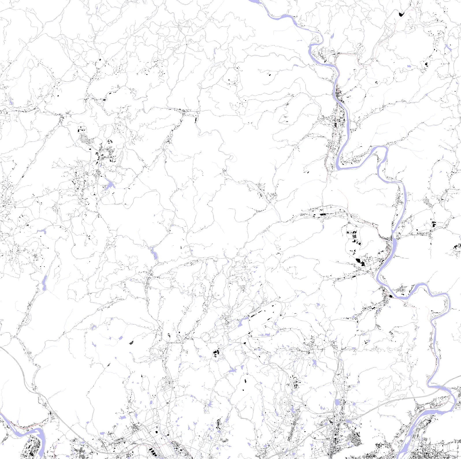 岡山 図と地のプラン