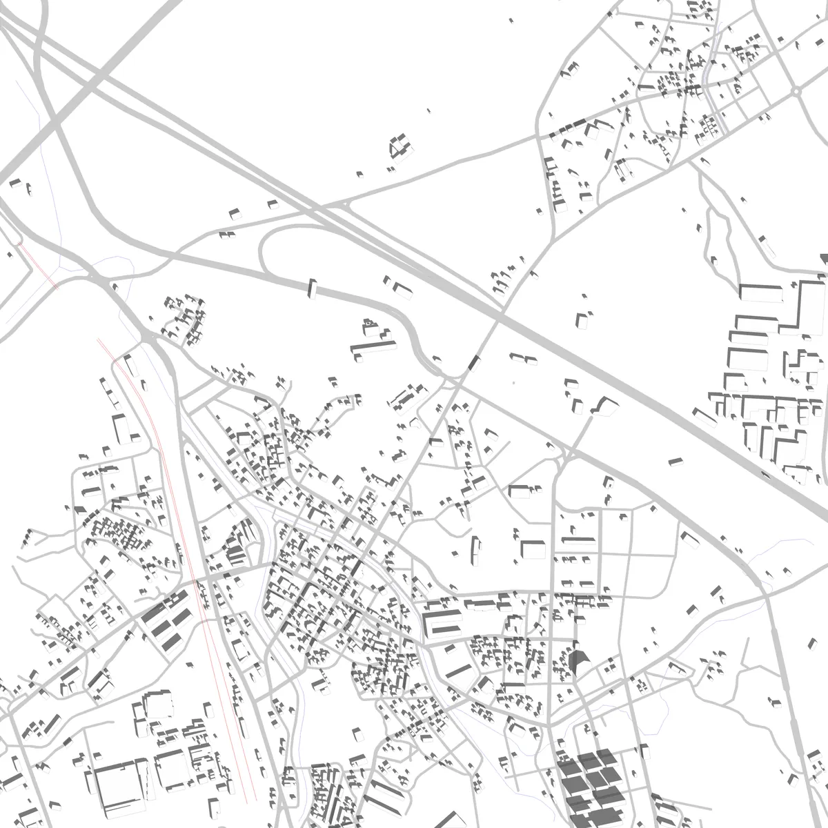 옥천 대지현황도 (2.5 km)