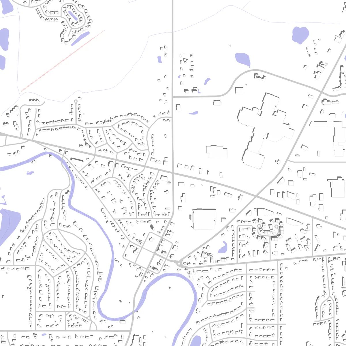 Okemos site plan (2.5 km)
